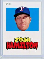 Josh Hamilton 2012 Topps Archives Sticker Series Mint Card #67S-JH
