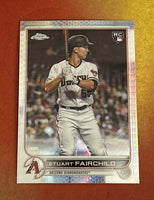 Stuart Fairchild 2022 Topps Chrome Prizm Refractor Series Mint Card #156
