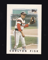 Carlton Fisk 1986 Topps League Leaders Mini Series Mint Card #11

