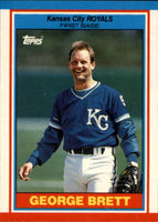 George Brett 1989 Topps UK Mini Series Card #7
