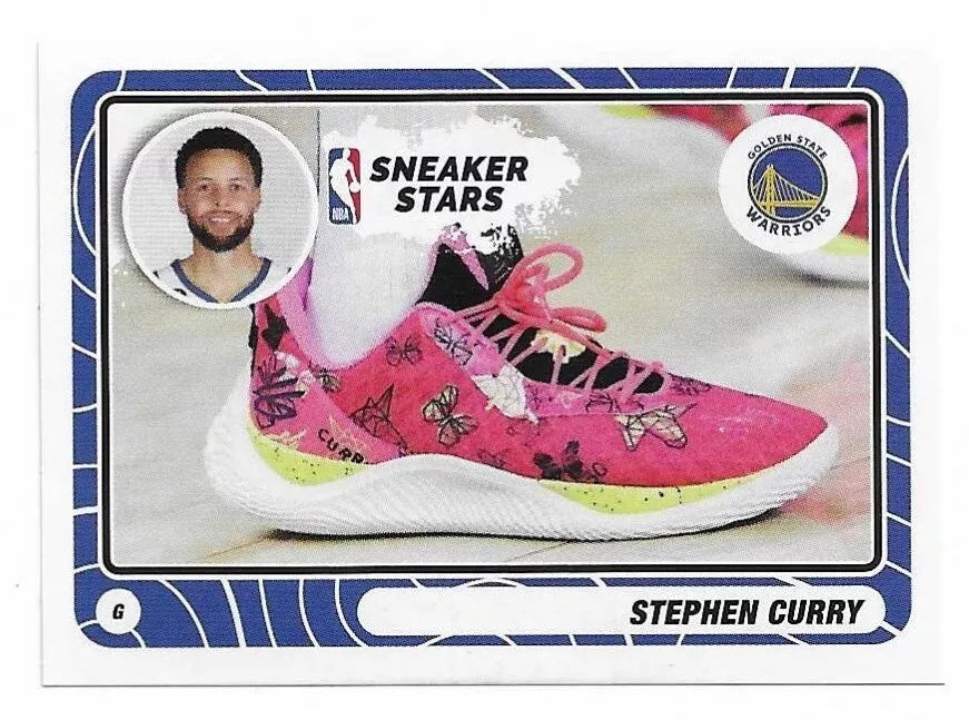 Stephen Curry 2023 2024 Panini Sneaker Stars Mint Sticker #37