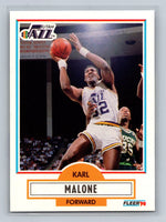 Karl Malone 1990 1991 Fleer Series Mint Card #188
