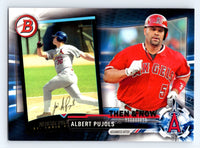 Albert Pujols 2017 Topps Bowman Then and Now Series Mint Card #BOWMAN-10
