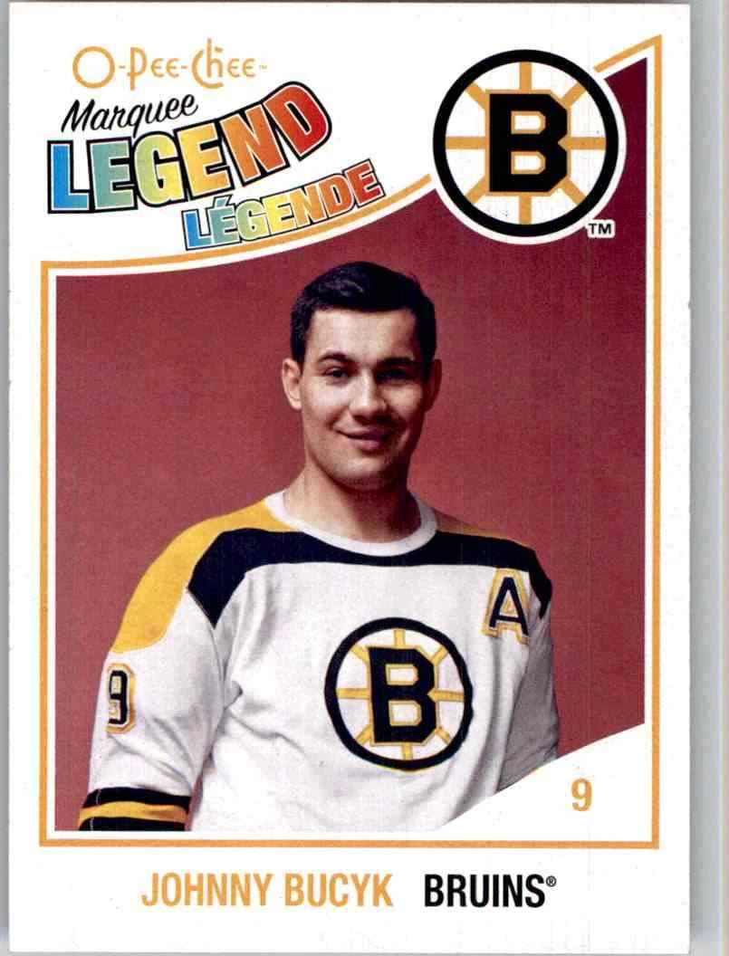 Johnny Bucyk 2010 2011 O-Pee-Chee Marquee Legend Series Card #565