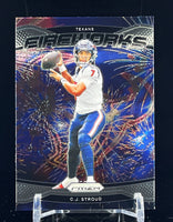 C.J. Stroud 2024 Panini Prizm Fireworks Series Mint Card #3
