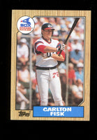 Carlton Fisk 1987 Topps Series Mint Card #756
