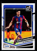 Robert Lewandowski 2023 2024 Donruss Series Mint Card #113
