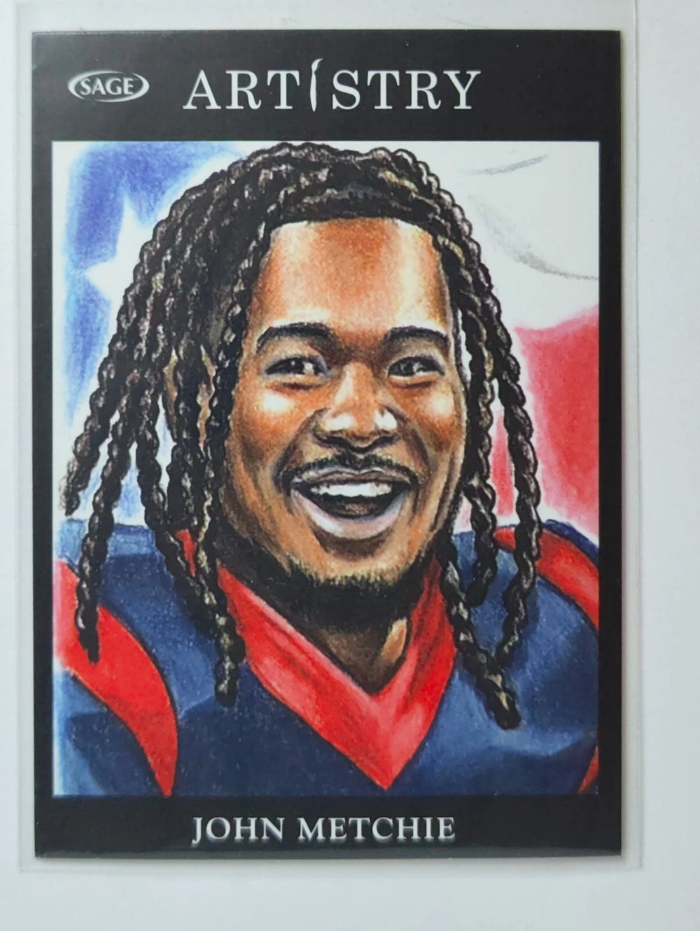 John Metchie III  2022 Sage Artistry Series Mint Rookie Card #118