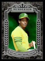 Rickey Henderson 2014 Topps Before They Were Great Series Mint Card #BG-8
