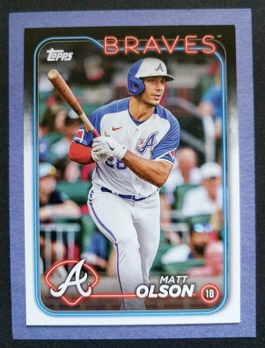 Atlanta Braves 2024 Topps 17 Card Hand Collated Team Set Featuring Ronald Acuna and Matt Olson Plus