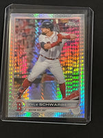 Kyle Schwarber 2022 Topps Chrome Prizm Refractor Series Mint Card #110
