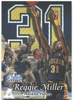 Reggie Miller 1998 1999 Flair Showcase Row 2  Series Mint Card #31

