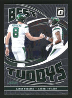 Aaron Rodgers / Garrett Wilson 2024 Panini Donruss Optic Best Tuddys Series Mint Card #18
