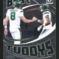 Aaron Rodgers / Garrett Wilson 2024 Panini Donruss Optic Best Tuddys Series Mint Card #18