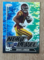 Drake London 2022 Sage Next Level Series Mint Rookie Card #85
