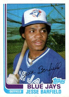 Jesse Barfield 1982 Topps Traded Series Card #2T
