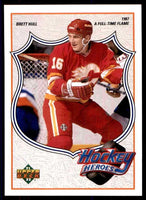 Brett Hull 1991 1992 Upper Deck Hockey Heroes Series Mint Card #5
