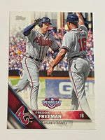 Freddie Freeman 2016 Topps Opening Day Series Mint Card #63
