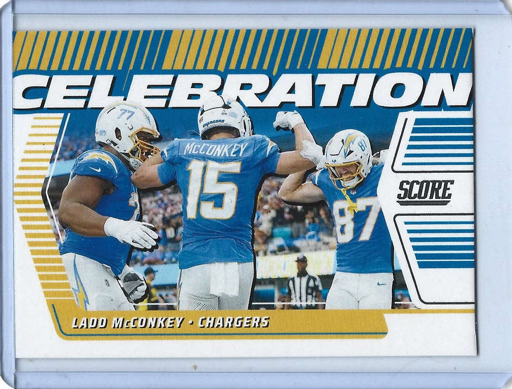 Ladd McConkey 2025 Score Celebration Series Mint Insert Card #C-LMC