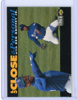 Ken Griffey 1994 Upper Deck Collectors Choice Up Close and Personal Series Mint Card #634
