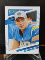 Justin Herbert 2021 Donruss No Helmet Photo Variation Series Mint Card #70
