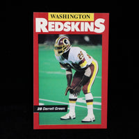 Darrell Green 1989 Mobil FOX 5 Police Series Mint Card

