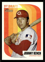 Johnny Bench 2014 Topps Heritage 1st Draft Series Mint Card #65MLB-JB2
