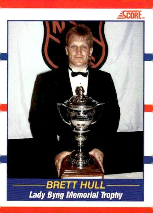 Brett Hull 1990 1991 Score Card #366