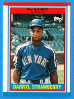 Darryl Strawberry 1989 Topps UK Mini Series Card #75
