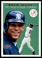 Dave Justice 2000 Fleer Tradition Update Series Mint Card #U107
