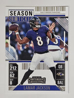 Lamar Jackson 2024 Panini Contenders Season Ticket Series Mint Card #7
