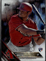 Socrates Brito 2016 Topps Sparkle Foil #580   Only 177 made
