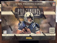 2012 Panini Prominence NFL Factory Sealed HOBBY BOX
