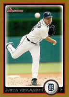 Justin Verlander 2010 Bowman Gold Series Mint Card #134
