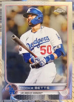 Mookie Betts 2022 Topps Chrome Series Mint Card #100
