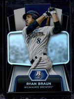 Ryan Braun 2012 Bowman Platinum Cutting Edge Series Mint Card  #CES-RB
