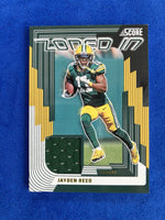 Jayden Reed 2025 Score Zoned In Jersey Card #ZON-JRD
