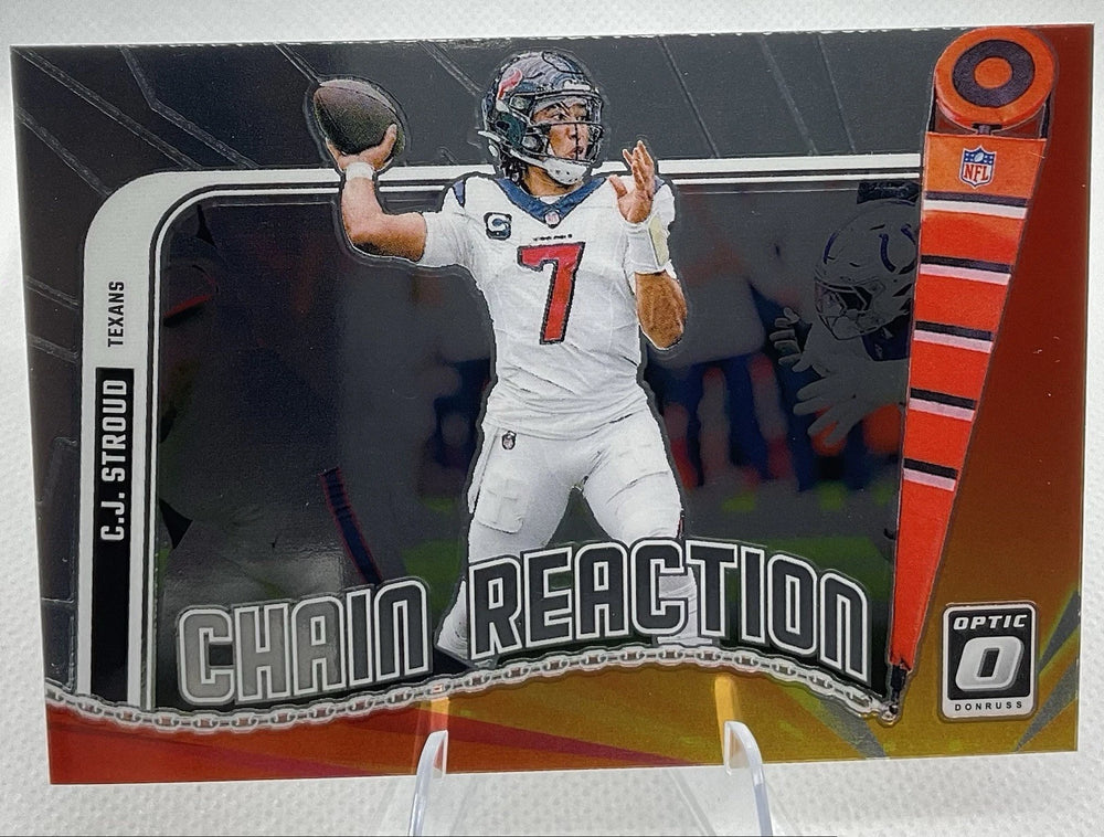 CJ Stroud  2024 Donruss Optic Chain Reaction Series Mint Card #7