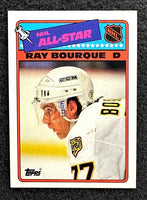 Ray Bourque 1988 1989 Topps Stickers Card #5
