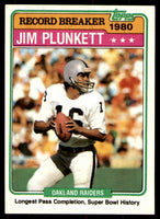 Jim Plunkett 1981 Topps Series Mint Card #335
