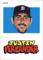Justin Verlander 2012 Topps Archives Sticker Series Mint Card #67S-JV
