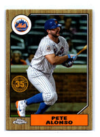 Pete Alonso 2022 Topps Chrome Baseball 35th Anniversary Series Mint Card #87BC-10
