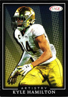 Kyle Hamilton 2022 SAGE Artistry Silver Series Mint Rookie Card #71
