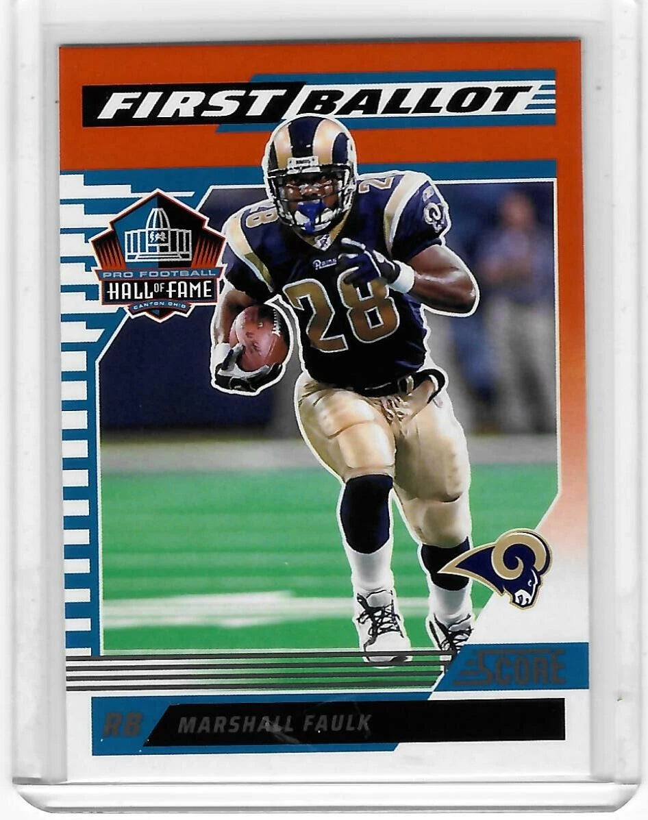 Marshall Faulk 2025 Score First Ballot Series Mint Insert Card #5