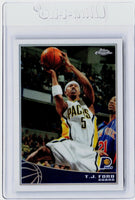 TJ Ford 2009 2010 Topps Chrome Refractor Series Mint Card #39. Only 500 made
