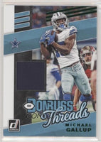 Michael Gallup 2019 Panini Donruss Threads Green Jersey Card #T-40
