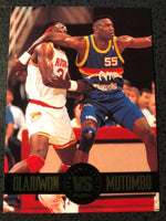 Hakeem Olajuwon/Dikembe Mutombo 1993 1994 SkyBox Premium Showdown Series Series Mint Card #SS4
