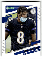 Lamar Jackson 2021 Donruss Variation Series Mint Card #239
