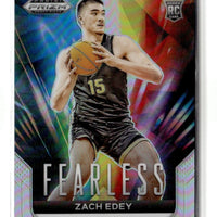 Zach Edey 2024 2025 Panini Prizm Fearless Series Mint Card #6