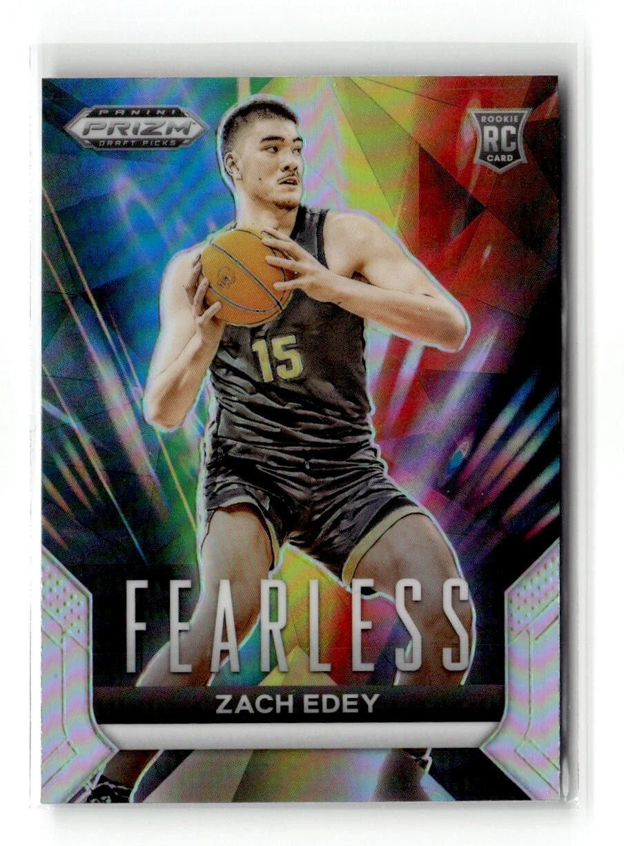 Zach Edey 2024 2025 Panini Prizm Fearless Series Mint Card #6